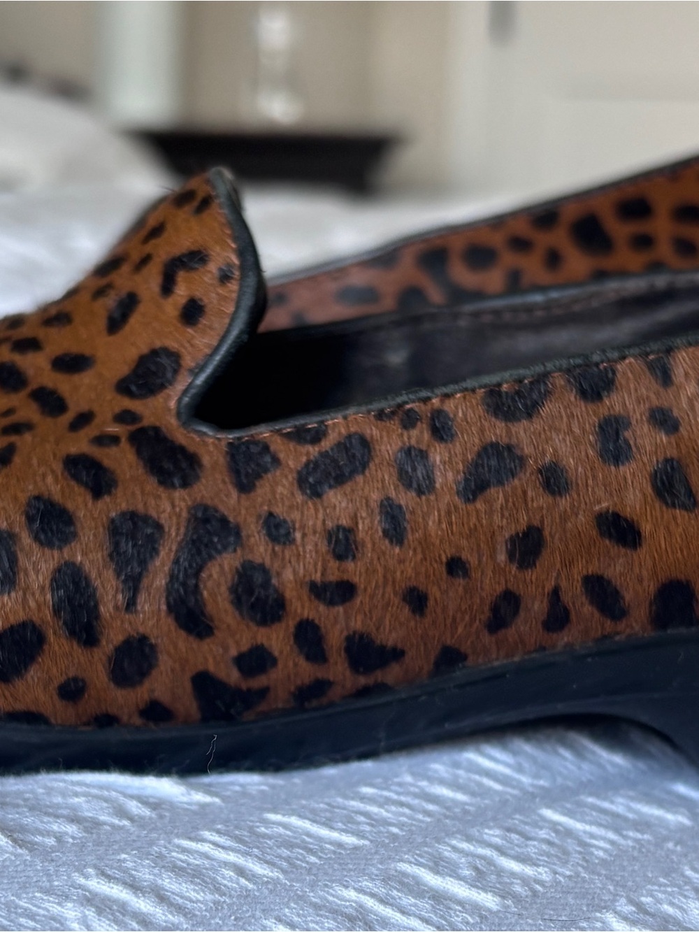 Dansko Leopard Print Slip On Shoes in Brown and Black - Picture 5 of 6